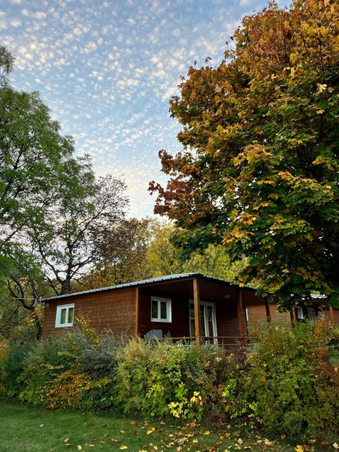 Village De Chalets Et Camping La Pierre De L'Aigle La Bréole Exterior foto